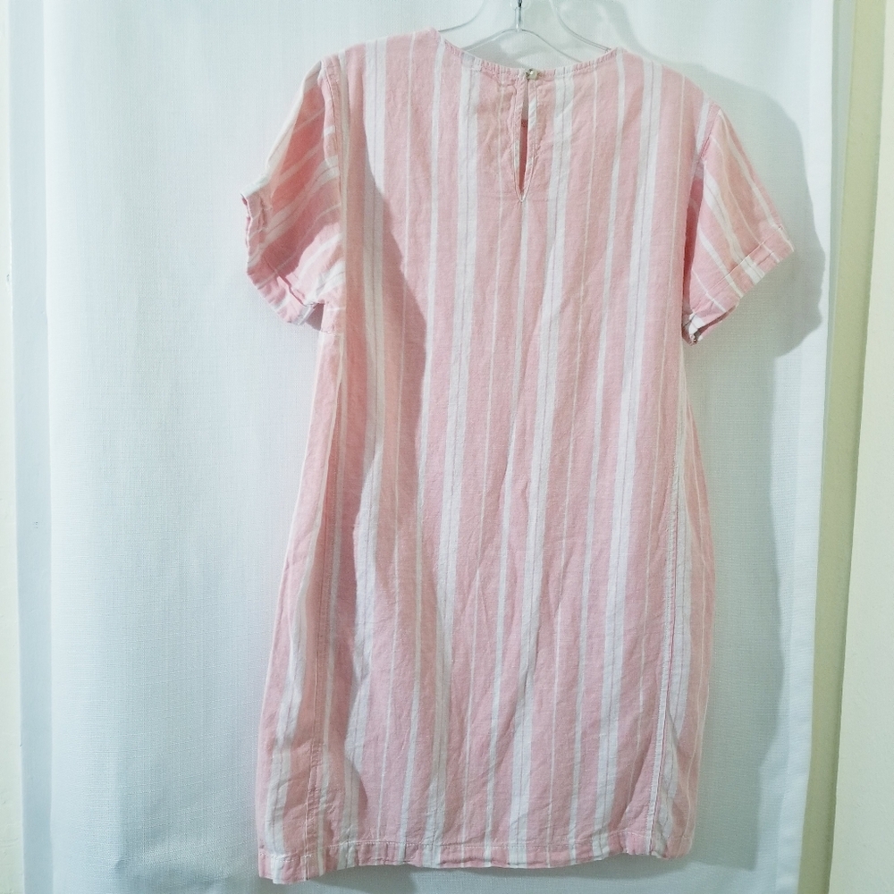 Linen/ Cotton blend Cute dress with side pockets